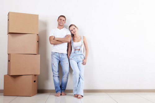Office removals team planning a business relocation in Northend