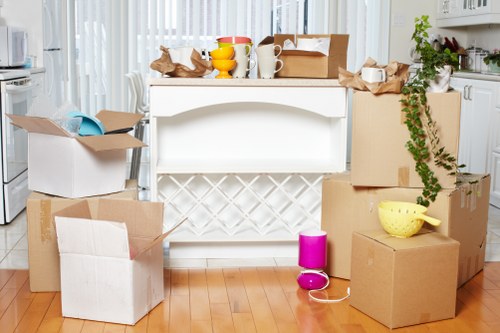 Cleanly packed belongings ready for extended storage