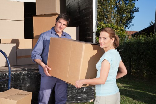 Clean storage space for sofas, tables, and chairs in Northend